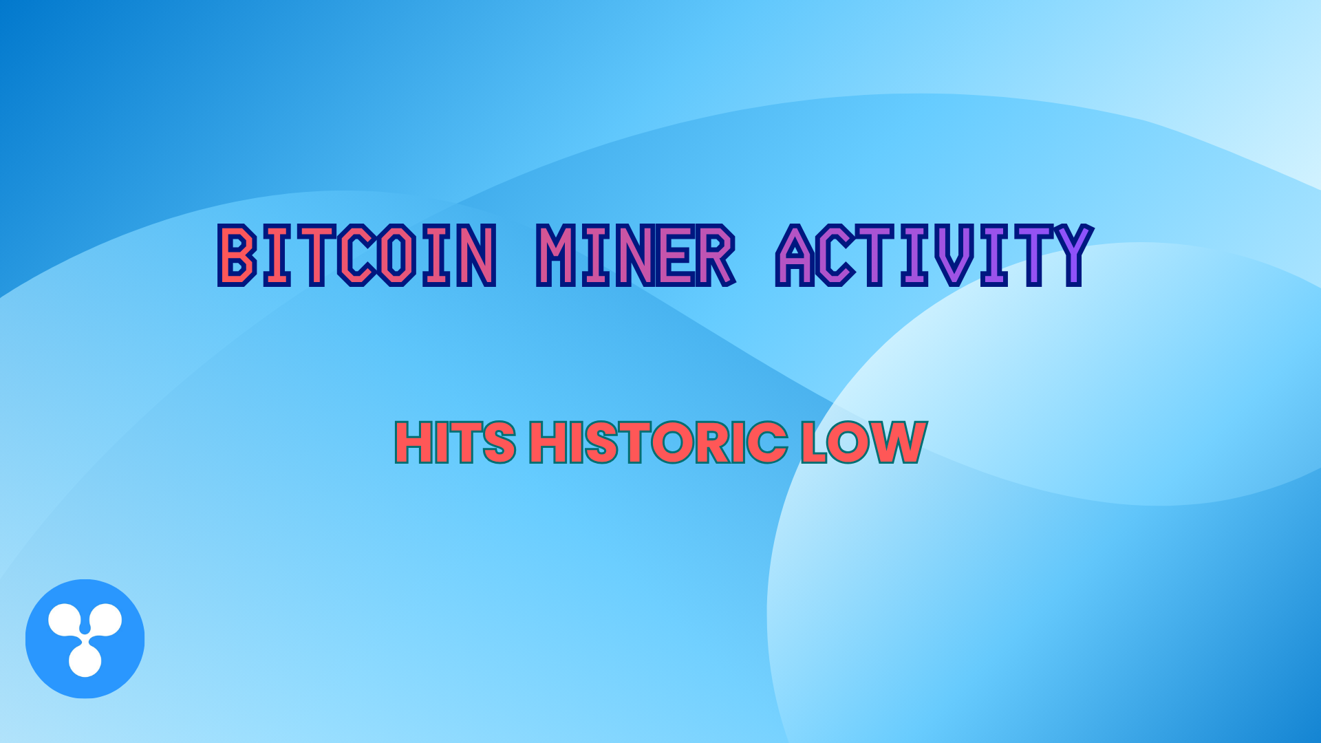 Bitcoin Miner Activity Hits Historic Low