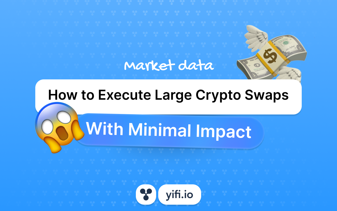 How to Execute Large Crypto Swaps With Minimal Market Impact