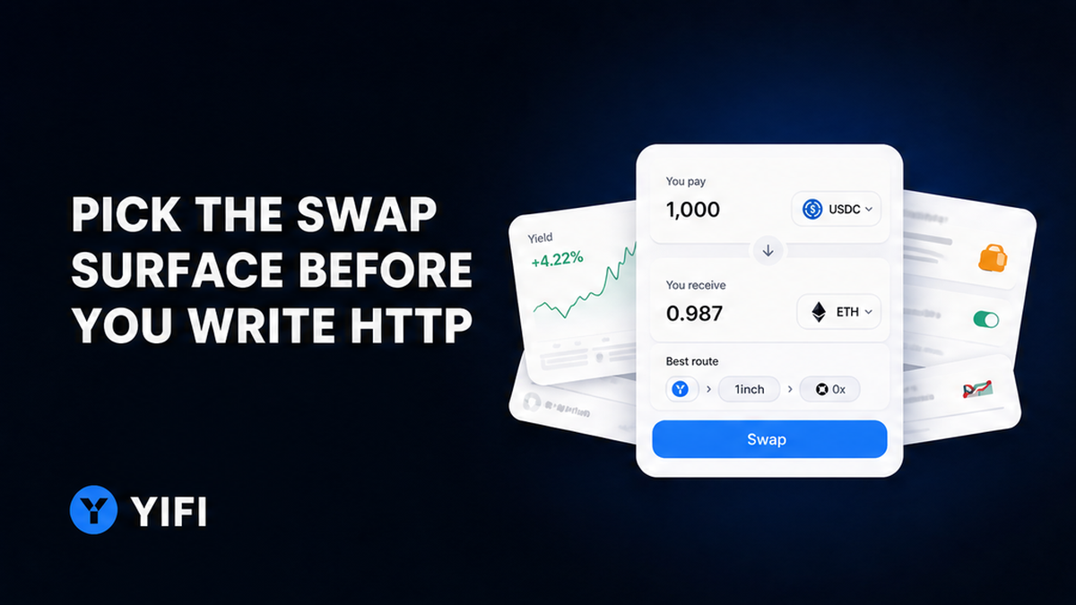 How to Choose a Crypto Swap Integration: Widget vs SDK vs API
