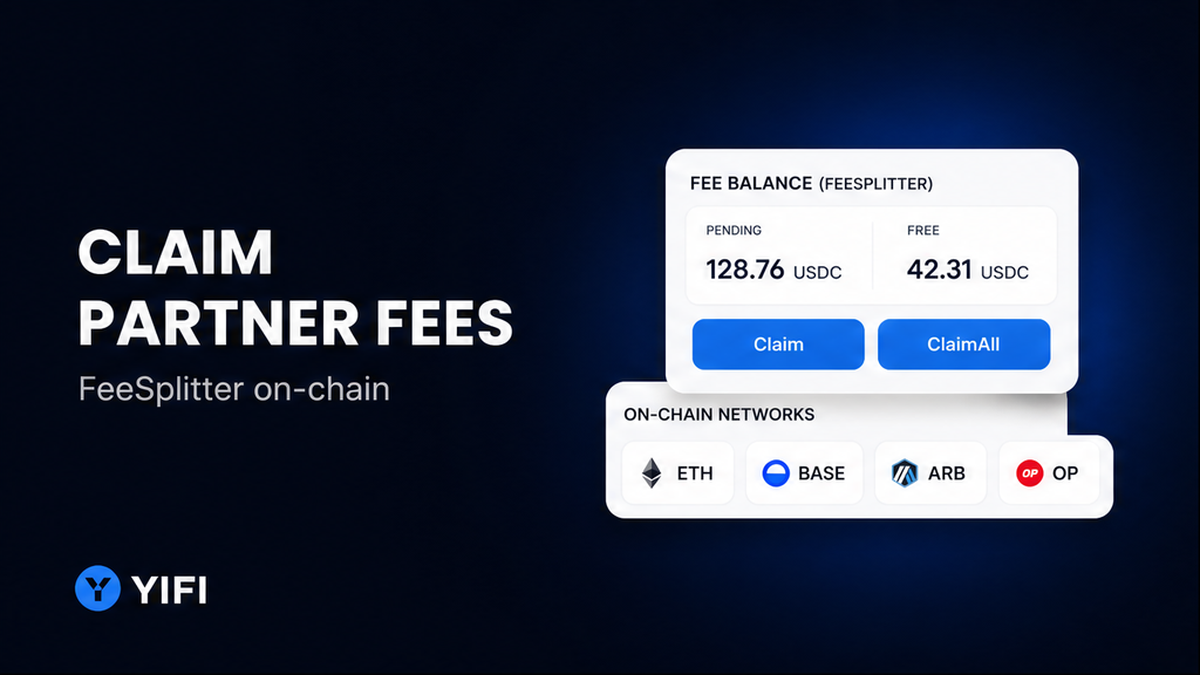 How to Claim FeeSplitter Partner Fees on Each Chain