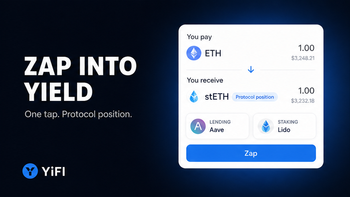 How to Zap into a DeFi Yield Strategy in One Transaction